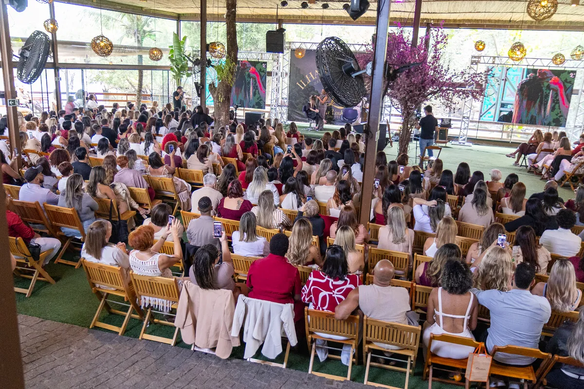 Participantes em evento profissional